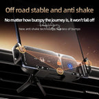 SD01 Car Air Vent Mount Dual Coil Rotating Phone Stand 15W Wireless Charger Phone Holder, SD01 Grey, SD01 Black
