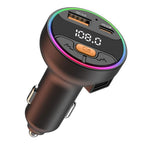 C9S QC3.0 PD 30W Charger FM Transmitter Multifunctional Bluetooth Car MP3 Player, C9S