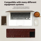 B077T Portable Foldable Wireless Bluetooth Keyboard With Touchpad, B077T With Touchpad