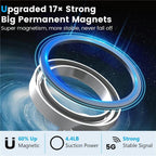 159A 360 Degree Rotation Adhesive Base Magnetic Car Dashboard Mount Phone Holder Bracket, 159A