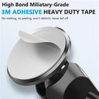 159A 360 Degree Rotation Adhesive Base Magnetic Car Dashboard Mount Phone Holder Bracket, 159A