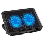 X3 Dual 14cm Fans USB Powered Height Adjustable Laptop Cooling Pad, X3