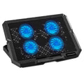 X4 4 Fan 7-Speed Control Noiseless Height Adjustable Stand Laptop Cooling Pad, X4