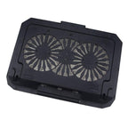 N33 RGB Dual Fans Cooling Pad Adjustable Height Laptop Stand with Phone Holder, N33