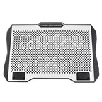 S608 RGB Light 8 Silent Fans Adjustable Height Stand Laptop Cooling Pad with Phone Holder, S608
