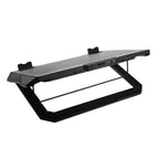 S608 RGB Light 8 Silent Fans Adjustable Height Stand Laptop Cooling Pad with Phone Holder, S608