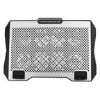 S605 RGB Light 5 Silent Fans Adjustable Height Stand Gaming Laptop Cooling Pad, S605