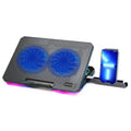CP252 Adjustable Angle Notebook Cooler Stand Dual Fan Laptop Cooling Pad, CP252