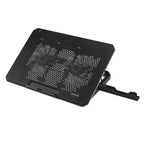 CP252 Adjustable Angle Notebook Cooler Stand Dual Fan Laptop Cooling Pad, CP252