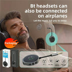 W11 Wireless Music Streaming Audio Adapter 2-in-1 Car Bluetooth 5.3 Transmitter Receiver, W11