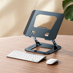 J30 Portable Desktop Adjustable Foldable Alloy Steel Laptop Cooling Stand, J30