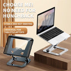 J30 Portable Desktop Adjustable Foldable Alloy Steel Laptop Cooling Stand, J30