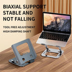 J30 Portable Desktop Adjustable Foldable Alloy Steel Laptop Cooling Stand, J30