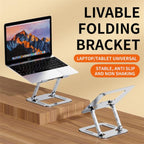 J30 Portable Desktop Adjustable Foldable Alloy Steel Laptop Cooling Stand, J30