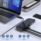 WAVLINK UG49DK1 For Windows Mac Android 13 In 1 USB-C Hub Dual Display Docking Station, US Plug, UK Plug, EU Plug, AU Plug