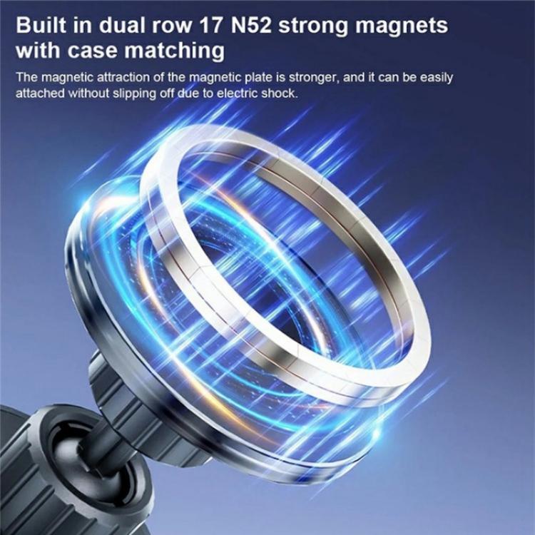 T26 Multi-Angle Adjustable Vacuum Suction Stand Magnetic Car Phone Holder, T26