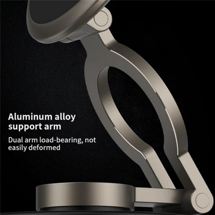 D2 3-Axis Folding Magnetic Suction Cup 360 Degree Rotation Phone Stand Car Phone Holder, D2