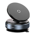 K009 360 Degree Rotation Navigation Holder Mechanical Vacuum Suction Magnetic Car Stand, K009 (Black), K009 (White)