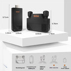 BOVBOX 091-HD Conference Use 100M Wireless WiFi HDMI Extender Video Transmitter Receiver, US Plug, UK Plug, EU Plug, AU Plug