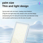 PB40R Video Live Streaming Portable RGB LED Video Light Pocket Photography Fill Light, PB40R