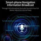 G32 Bluetooth MP3 Player Voice Navigation Car Charger Voltage Detection FM Transmitter, G32