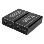 D1-1 / D2-1 Network Cable HD Video Signal Transmitter 50m Extender HDMI to RJ45 Extender, US Plug, EU Plug