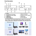 D9-1 / D10-1 Support 90 Degree Screen Rotation 8X1 HDMI Wireless Display Adapter