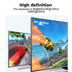 Q8Q3-3 Gaming Home Theater HDMI 2.1 Switch 3x1 8K 4K 120Hz HDR Audio Video Synchronizer