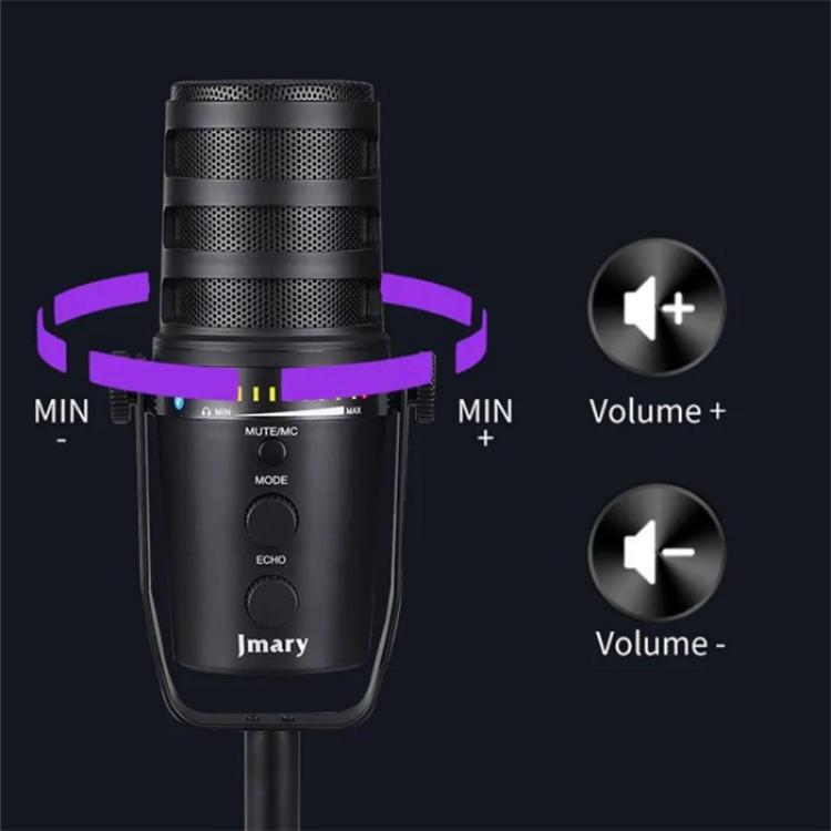 JMARY MC-PW12 360 Degree Rotating USB Desktop Microphone, MC-PW12