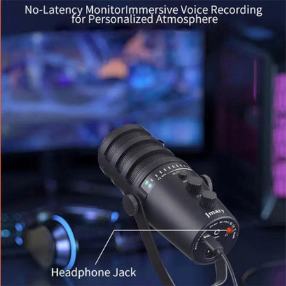 JMARY MC-PW12 360 Degree Rotating USB Desktop Microphone, MC-PW12
