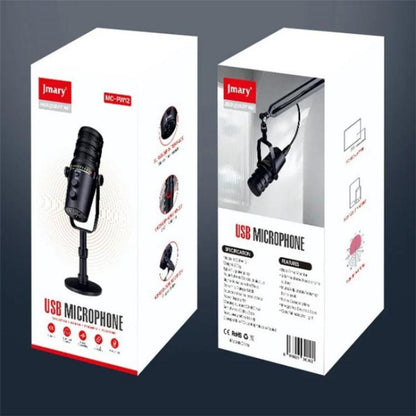 JMARY MC-PW12 360 Degree Rotating USB Desktop Microphone, MC-PW12