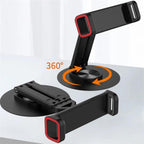 JMARY MK63 Foldable 360 Degree Rotating Base Desktop Phone Tablet Holder, MK63