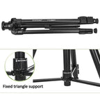 YUNTENG VCT-9980 Camera Tripod Stand Portable Cell Phone Mount Holder with Carrying Bag, VCT-9980