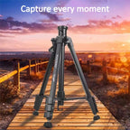 YUNTENG VCT-6680 Travel Tripod Telescopic 152CM Camera Mount Phone Tripod, VCT-6680