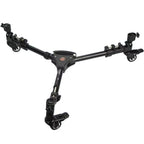 YUNTENG 900L DV Camera Photography Tripod Base Stand Universal Folding 3 Wheels Pulley, 900L