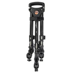YUNTENG 900L DV Camera Photography Tripod Base Stand Universal Folding 3 Wheels Pulley, 900L
