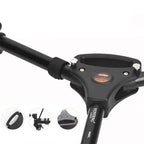 YUNTENG 900L DV Camera Photography Tripod Base Stand Universal Folding 3 Wheels Pulley, 900L