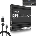 C9 USB 3.0 Gigabit Ethernet Loop Out Adapter 4K 60Hz HDMI Video Capture Card, C9