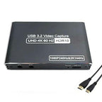 C10 With Mic Input / Audio Output 4K HDMI Video Capture Card Live Streaming USB 3.1 Adapter, C10