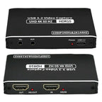C10 With Mic Input / Audio Output 4K HDMI Video Capture Card Live Streaming USB 3.1 Adapter, C10