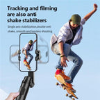 C16 Smart Bluetooth Remote Control Shooting Stand AI Auto-Tracking Selfie Stick, C16