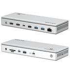 WAVLINK UTD45 96W Charging 8K / 4K Display Thunderbolt 4 Docking Station 13-in-1 Hub, US Plug, UK Plug, EU Plug, AU Plug