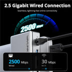 WAVLINK UTD45 96W Charging 8K / 4K Display Thunderbolt 4 Docking Station 13-in-1 Hub, US Plug, UK Plug, EU Plug, AU Plug