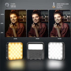 C49 Dual Side Fill Light Mini Portable 3 Color Temperatures Photography Video Light, C49