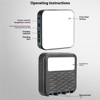 C49 Dual Side Fill Light Mini Portable 3 Color Temperatures Photography Video Light, C49