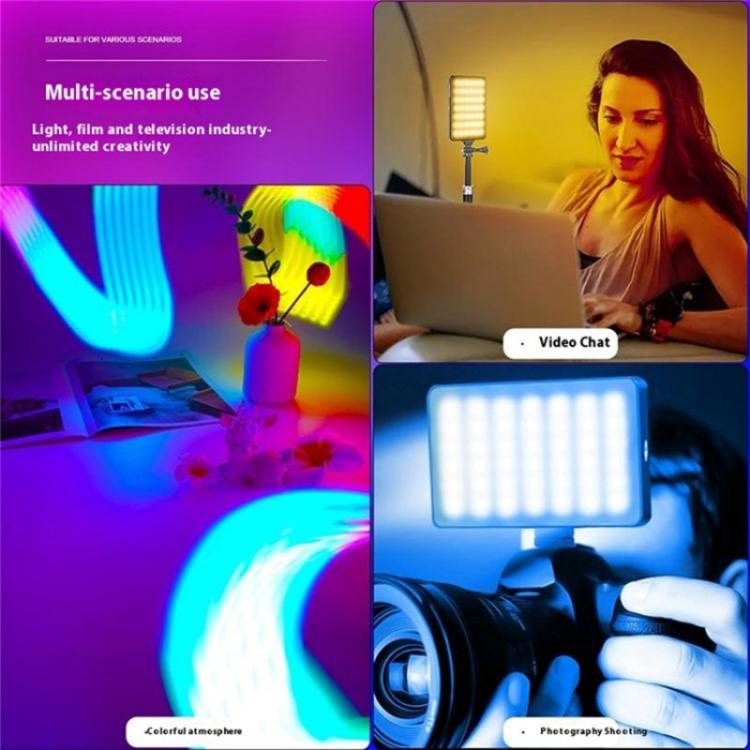 T140RGB Portable Full Color Fill Light for Video Recording / Live Photography, T140RGB