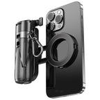 P15-C 2 In 1 Portable Magnetic Tripod Phone Holder Telescopic Selfie Stick with Keyring