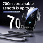 SD06 Car Air Vent Mount Anti Shake Automatic Clamping Wireless Charging Phone Stand, SD06