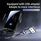 SD06 Car Air Vent Mount Anti Shake Automatic Clamping Wireless Charging Phone Stand, SD06