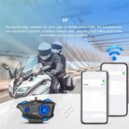 JYD-C68 Motorcycle Riders Helmet Hands-Free Wireless Bluetooth Music Headset, JYD-C68